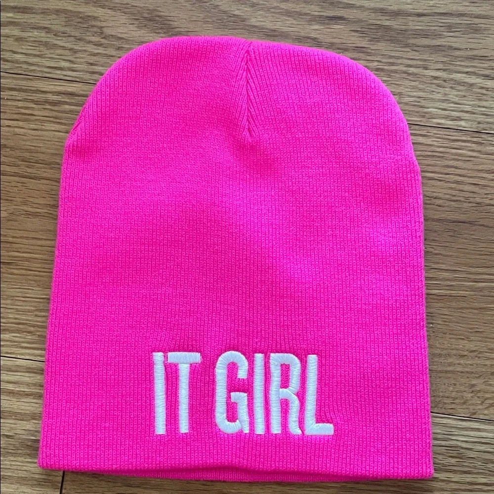 Christian Siriano Vibrant Pink 'IT GIRL' Beanie